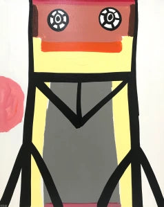 Akryl på lærred 100x80 cm