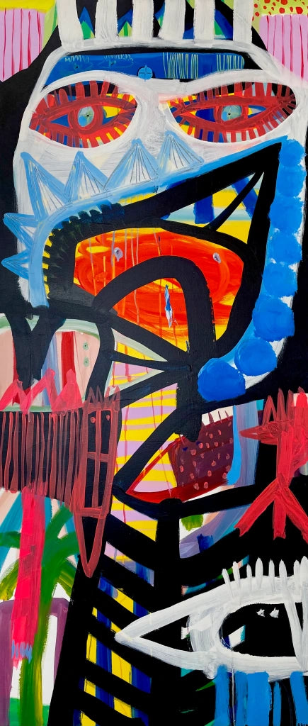 Akryl på lærred 160x70 cm
