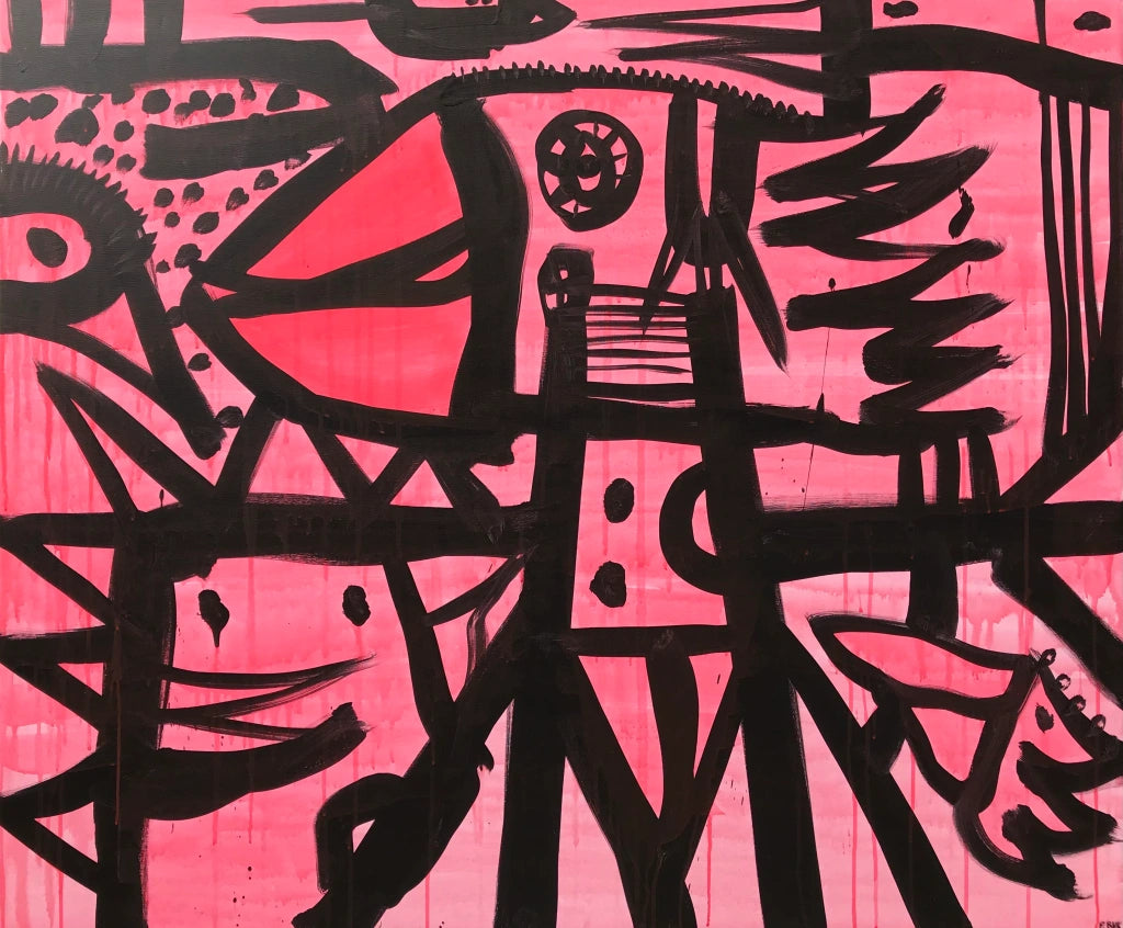 Akryl på lærred 100x130 cm