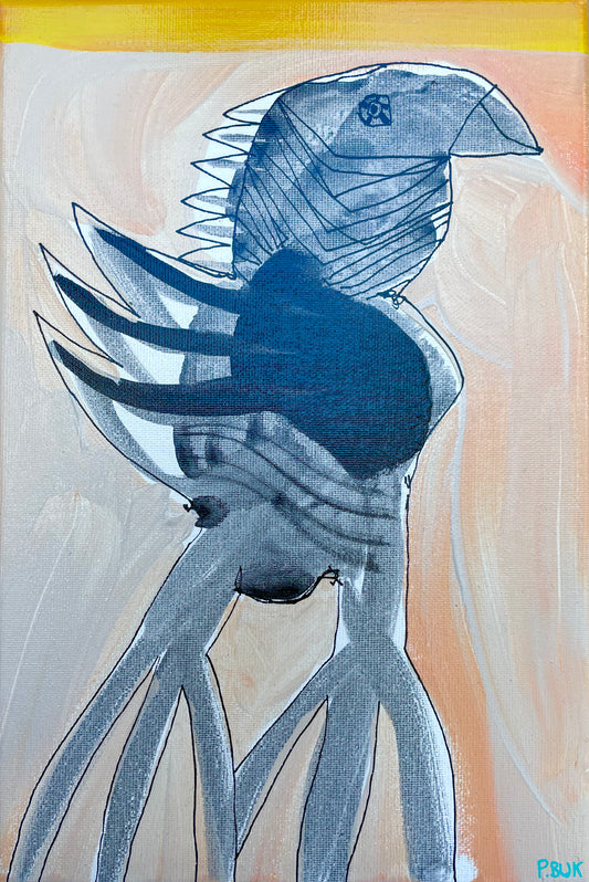 Akryl på lærred 30x20 cm